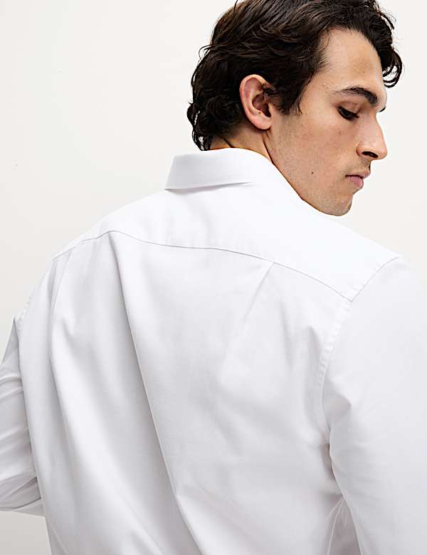 4pc Regular Fit Easy Iron Shirt and Tie Set - JO