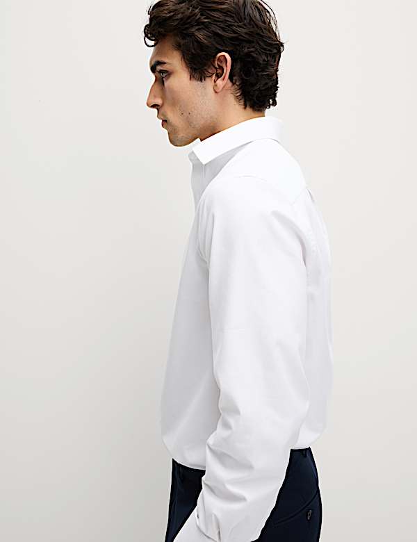 4pc Regular Fit Easy Iron Shirt and Tie Set - JO