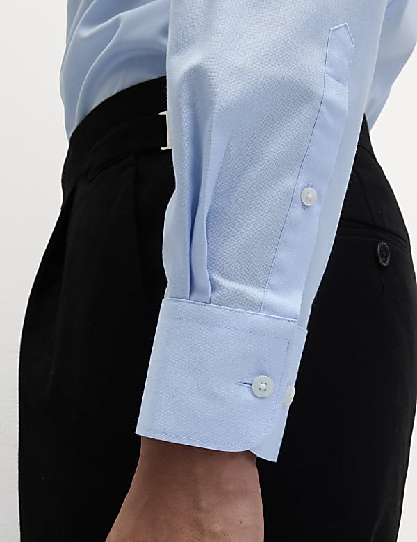 4pc Slim Fit Easy Iron Shirt and Tie Set - MX