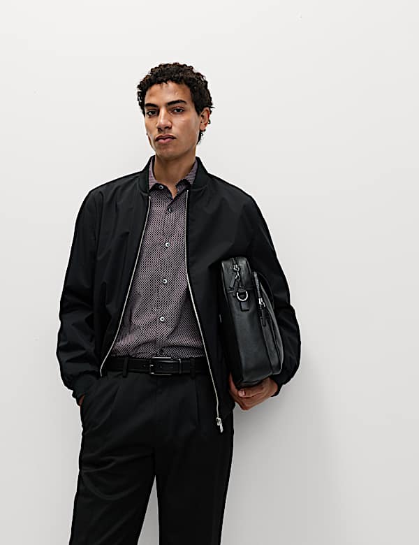 Regular Fit Pure Cotton Printed Shirt - US