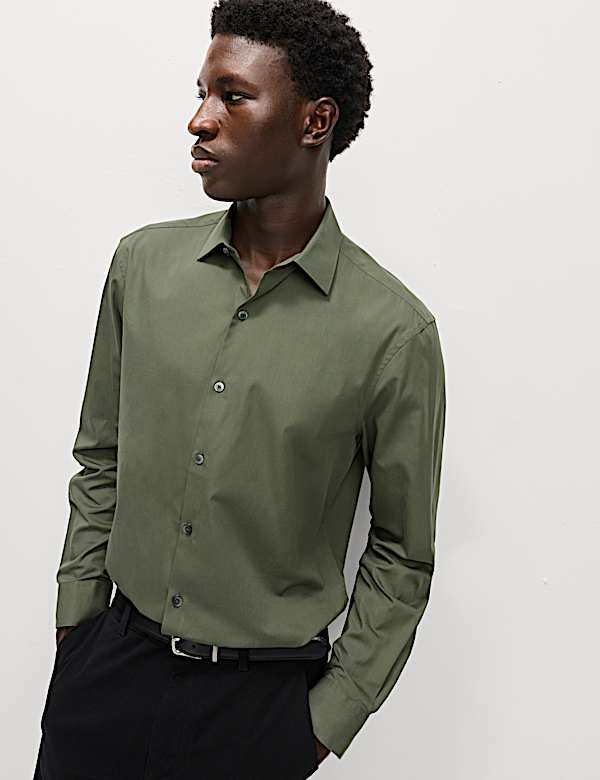 Regular Fit Pure Cotton Shirt
