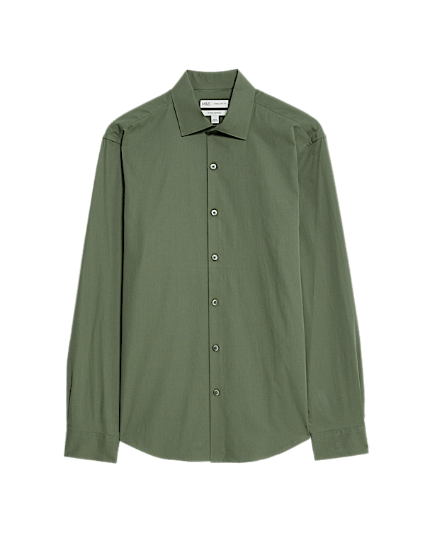 Regular Fit Pure Cotton Shirt