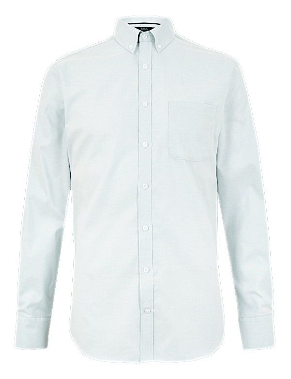 Tailored Fit Pure Cotton Oxford Shirt