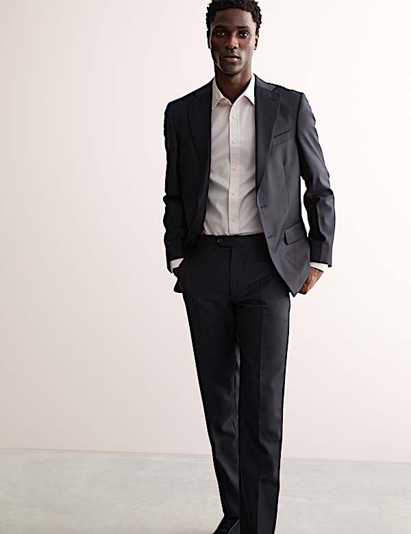 Tailored Fit Luxury Cotton Textured Shirt - CA