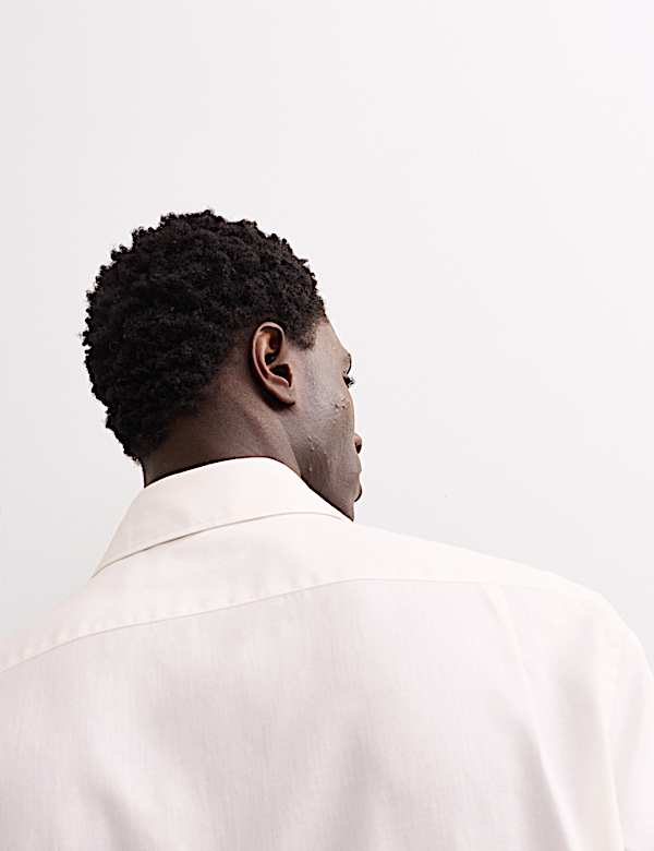 Regular Fit Luxury Pure Cotton Textured Shirt - NL