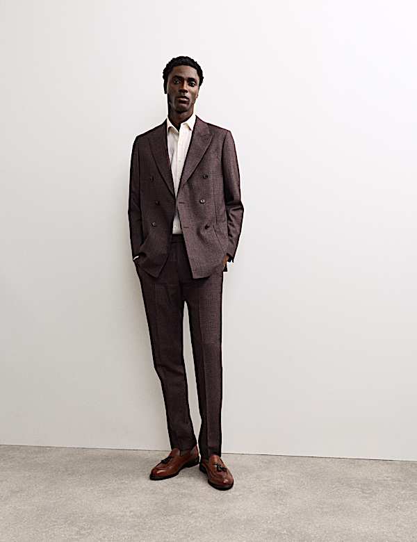 Regular Fit Luxury Pure Cotton Textured Shirt - NL