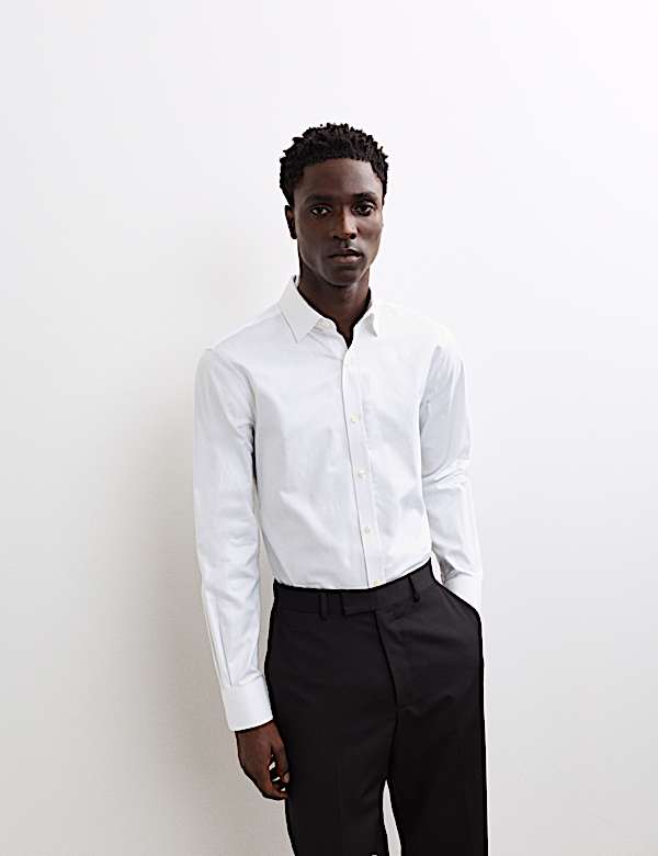 Chemise Oxford de luxe coupe standard 100 % coton - CA