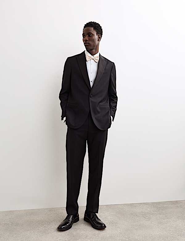 Camisa de vestir de corte sastre 100 % algod&oacute;n con pechera - ES