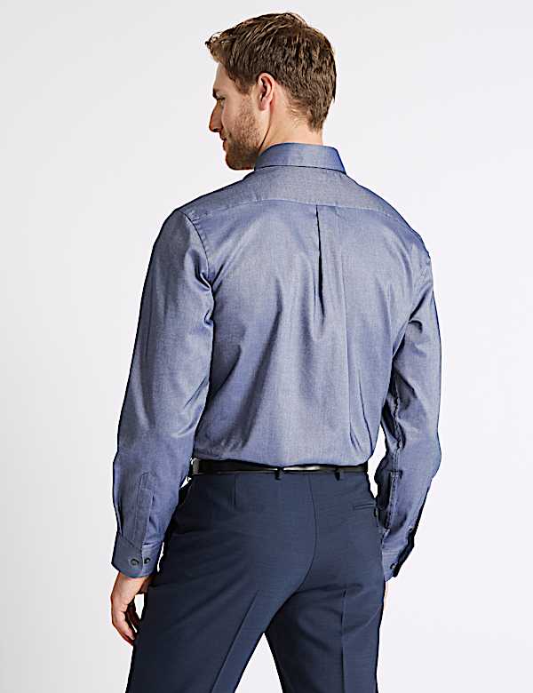 Pure Cotton Regular Fit Oxford Shirt