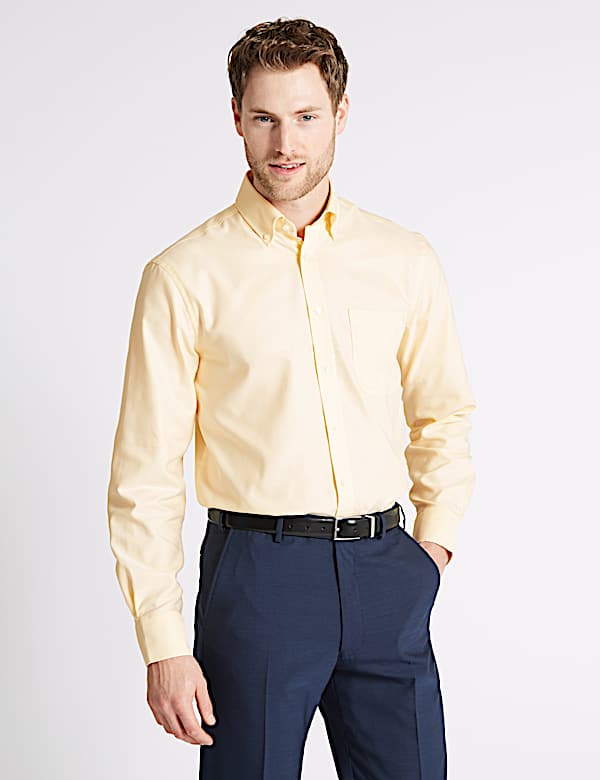 Pure Cotton Regular Fit Oxford Shirt