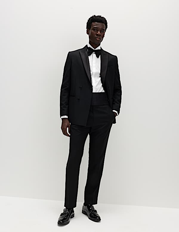 Chemise de soir&eacute;e slim en coton m&eacute;lang&eacute; - FR