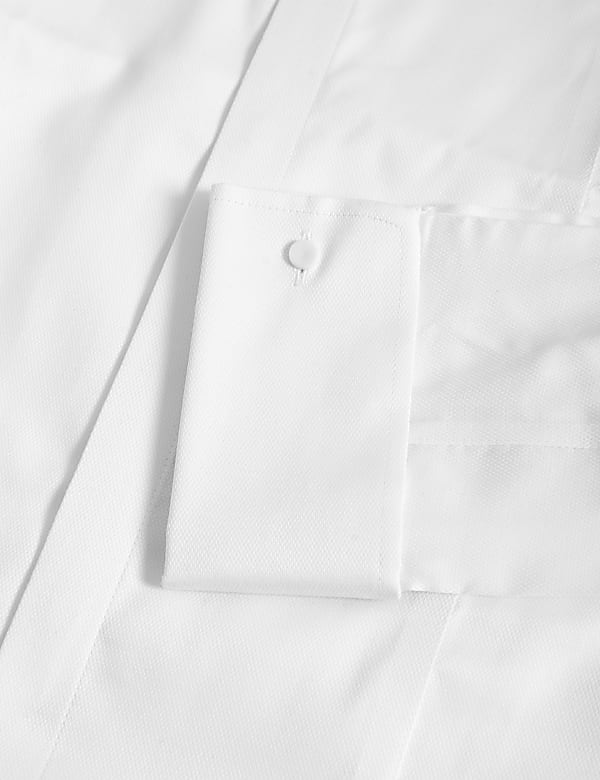 Slim Fit Cotton Dress Shirt with Bow Tie - IL