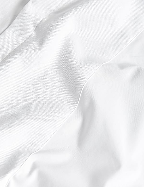 Tailored Fit Double Cuff Dress Shirt with Bow Tie - IL