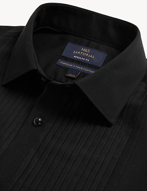Regular Fit Luxury Cotton Double Cuff Dress Shirt