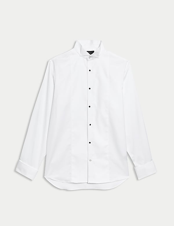 Regular Fit Luxury Cotton Double Cuff Dress Shirt - SE