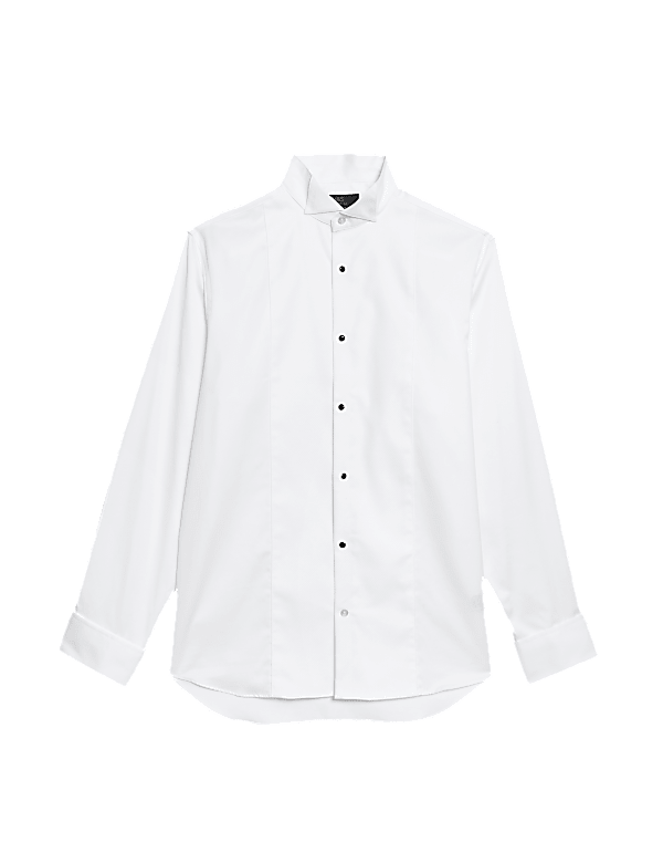 Regular Fit Luxury Cotton Double Cuff Dress Shirt