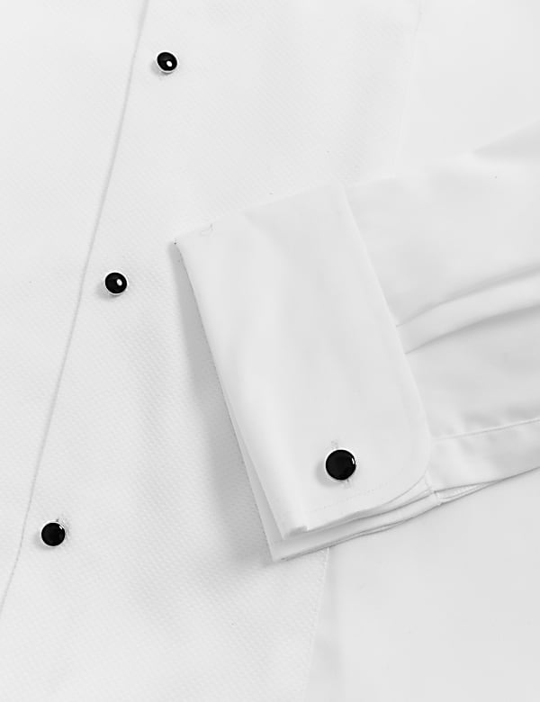 Slim Fit Luxury Cotton Double Cuff Dress Shirt - UA
