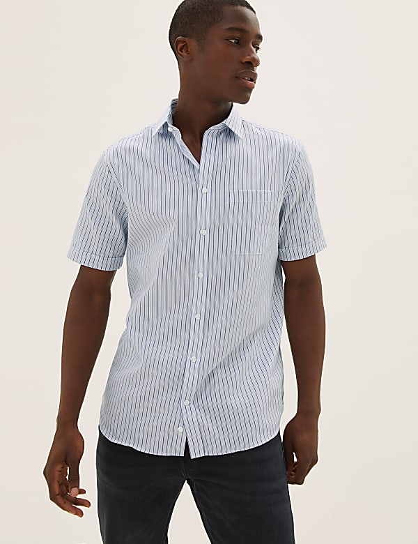 SS Highlight Stripe Non Iron