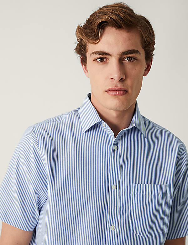 Regular Fit Non Iron Pure Cotton Oxford Shirt