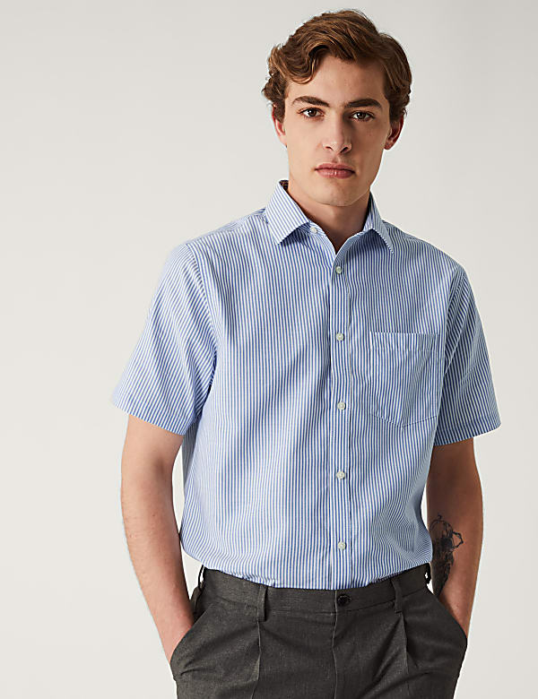 Regular Fit Non Iron Pure Cotton Oxford Shirt