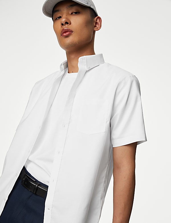 Regular Fit Non Iron Pure Cotton Oxford Shirt