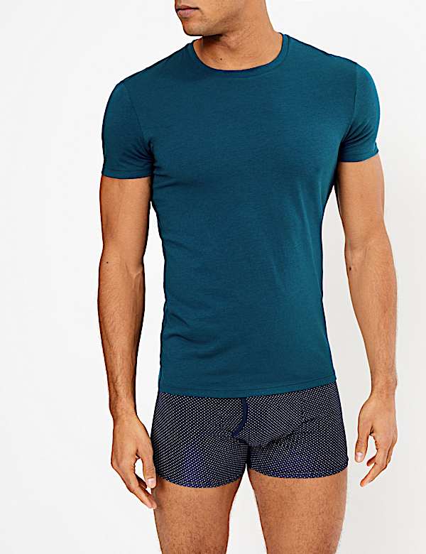 Supima&reg; Cotton Blend T-Shirt Vest