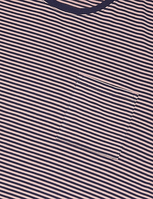 Premium Cotton Striped T-Shirt Vest
