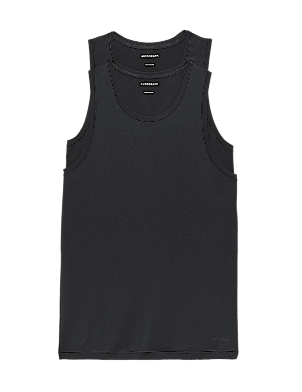 2 Pack Modal Rich 360 Flex Sleeveless Vest