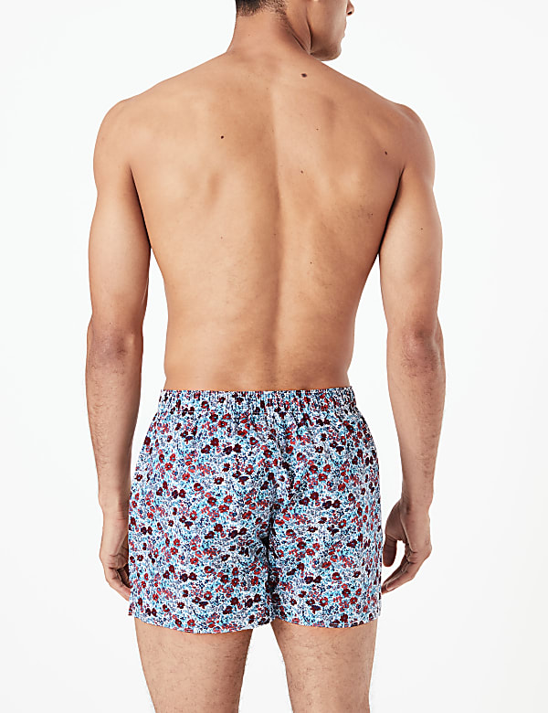 3 Pack Cotton Micro Floral Boxers