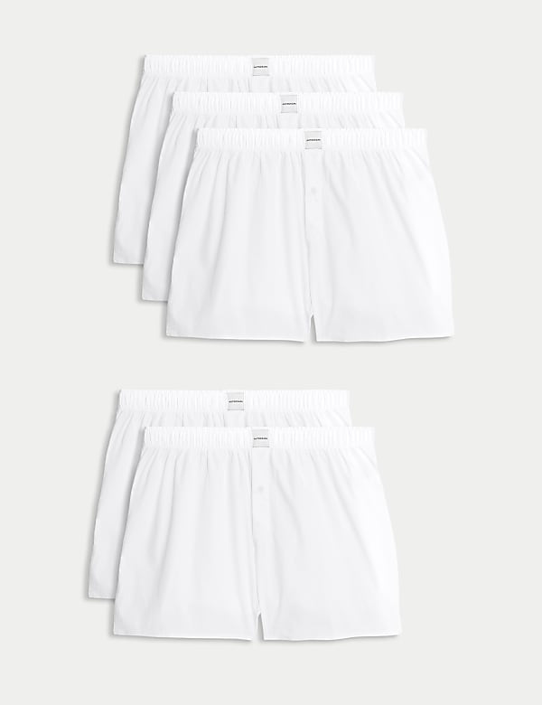 5pk Supima® Cotton Rich Woven Boxers - HU
