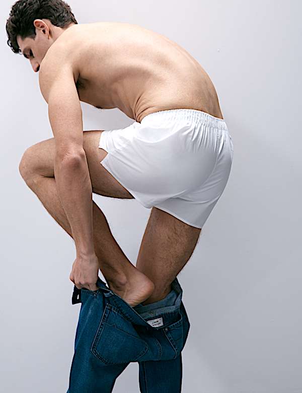 5pk Supima® Cotton Rich Woven Boxers - HU