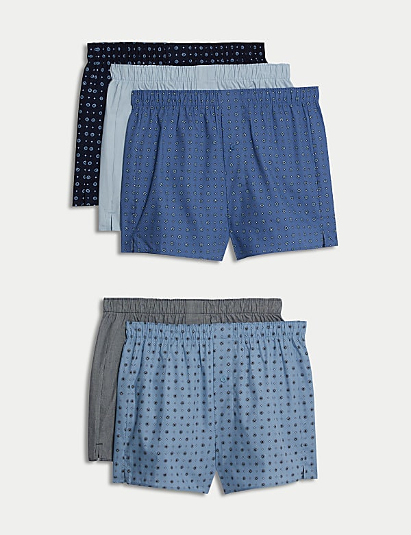 M&s cotton boxer shorts hot sale