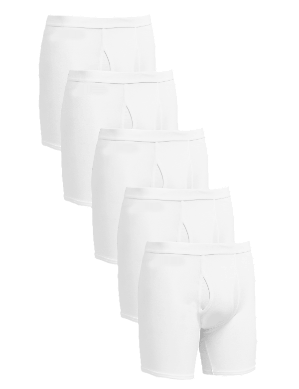3 Pack Longer Length Cotton Cool & Fresh&trade; Trunks