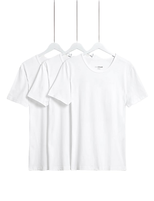 3pk Cotton Rich Cool & Fresh™ Vests - BG