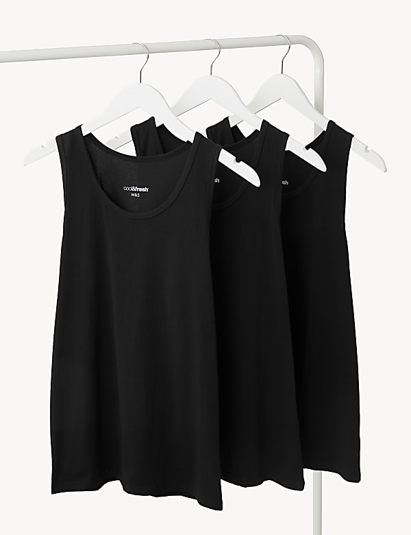3pk Cool & Fresh™ Sleeveless Vests - IL