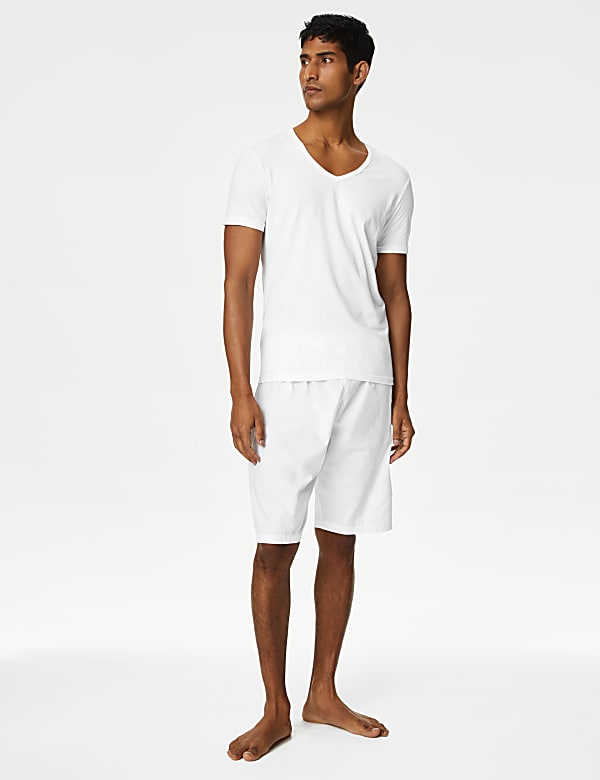 Φανελάκια Cool Fresh™ με λαιμόκοψη V, με υψηλή περιεκτικότητα σε βαμβάκι, σετ των 3 - GR