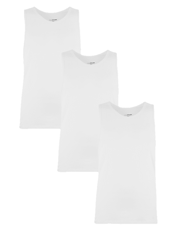 3pk Sleeveless Vests