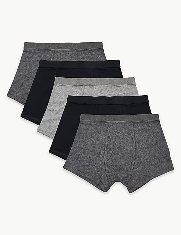 5pk Cotton Cool & Fresh&trade; Stretch Trunks