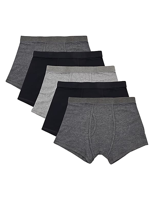 5pk Cotton Cool & Fresh&trade; Stretch Trunks