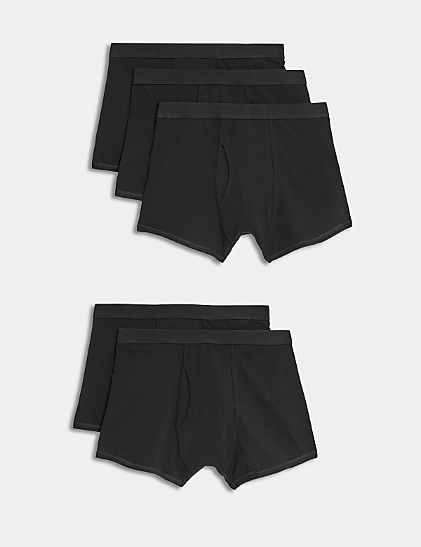 5pk Cotton Cool & Fresh&trade; Stretch Trunks - AL