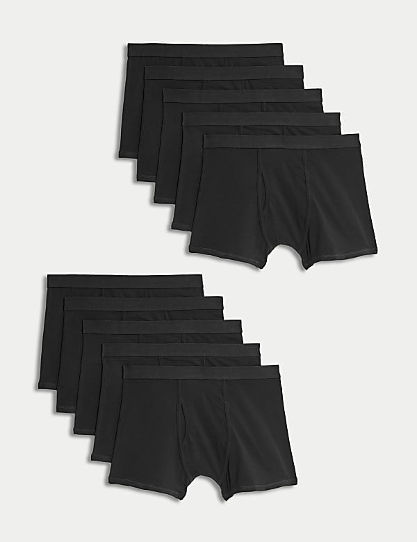 Cool & Fresh™ – Lot de 10&nbsp;boxers en coton extensible - FR