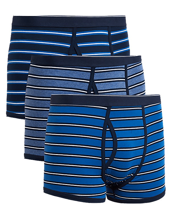 3pk Cotton Stretch Cool & Fresh™ Trunks
