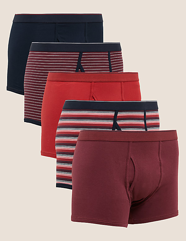 5pk Cotton Stretch Cool & Fresh&trade; Trunks