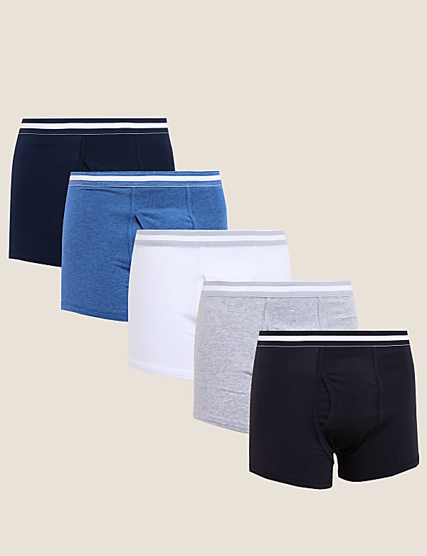 5pk Cotton Stretch Cool & Fresh™ Trunks
