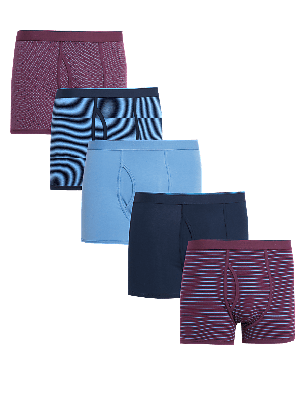 5pk Cotton Rich Cool & Fresh™ Trunks