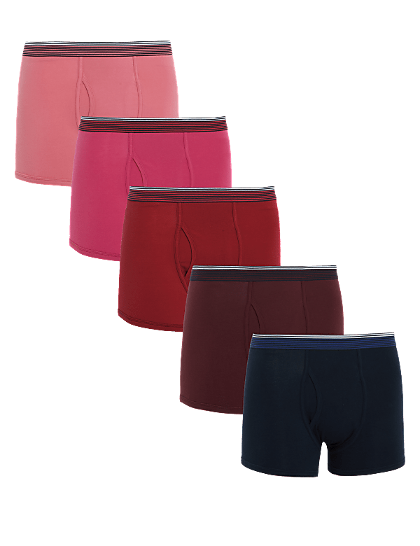 5pk Cotton Rich Cool & Fresh™ Trunks