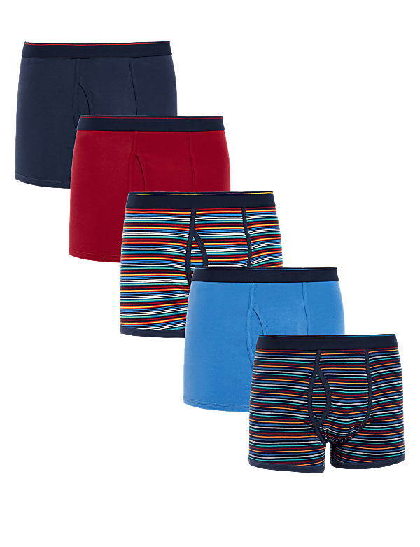 5pk Cotton Rich Cool & Fresh™ Trunks