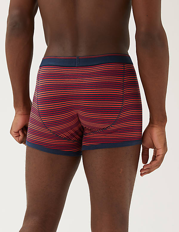 3pk Cotton Rich Cool & Fresh&trade; Striped Trunks