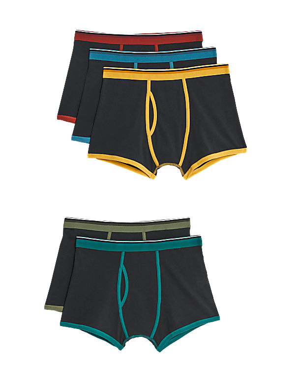 5pk Cotton Rich Cool & Fresh™ Trunks