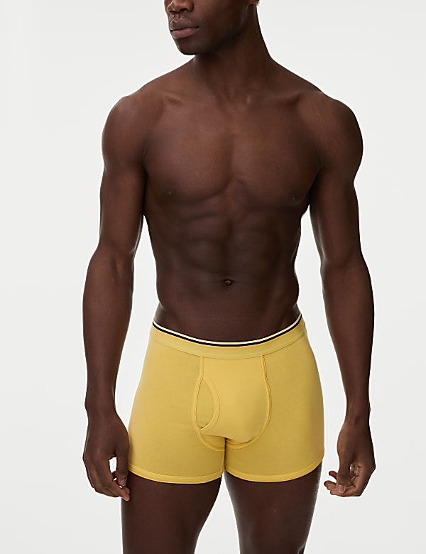 5pk Cotton Stretch Cool & Fresh&trade; Trunks - KG